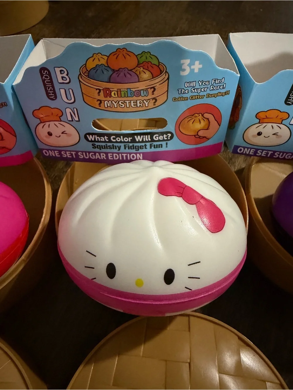 Hello Kitty Style White & Pink Squishy Bun - Kids Bath, Skin & Hair